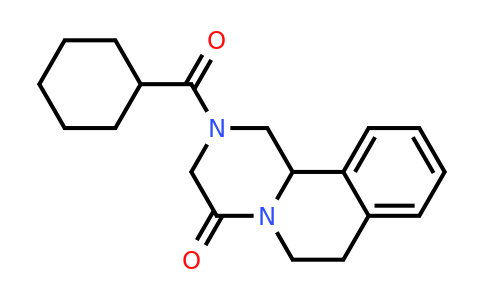 CAS 55268-74-1 | 2-cyclohexanecarbonyl-1H,2H,3H,4H,6H,7H,11bH-pyrazino[2,1-a]isoquinolin-4-one