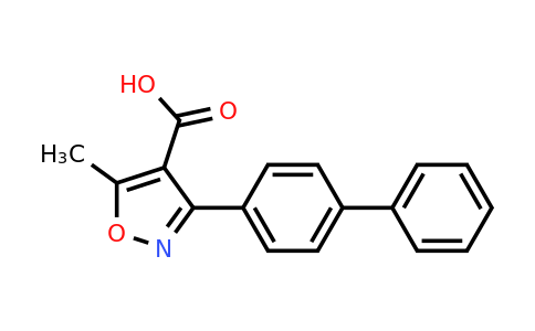CAS 55278-63-2 | 3-{[1,1'-biphenyl]-4-yl}-5-methyl-1,2-oxazole-4-carboxylic acid