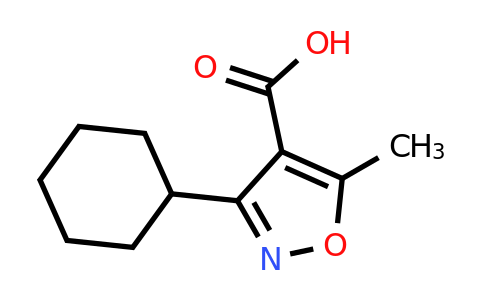 CAS 55278-64-3 | 3-Cyclohexyl-5-methyl-1,2-oxazole-4-carboxylic acid