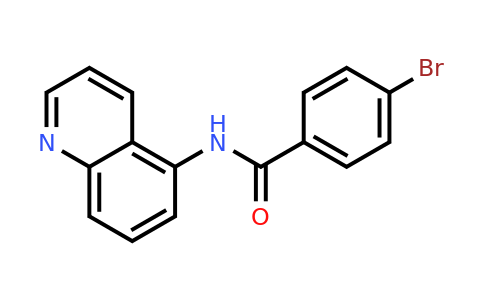 CAS 552814-33-2 | 4-Bromo-N-(quinolin-5-yl)benzamide