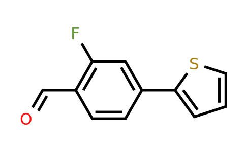 CAS 552845-73-5 | 2-Fluoro-4-(thiophen-2-yl)benzaldehyde