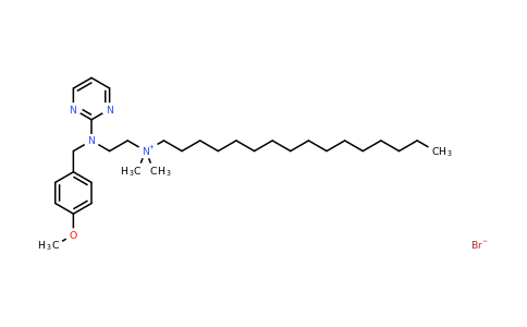 CAS 553-08-2 | N-(2-((4-Methoxybenzyl)(pyrimidin-2-yl)amino)ethyl)-N,N-dimethylhexadecan-1-aminium bromide