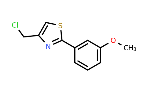 CAS 55315-31-6 | 4-(Chloromethyl)-2-(3-methoxyphenyl)-1,3-thiazole