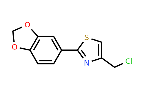 CAS 55315-33-8 | 2-(1,3-Benzodioxol-5-YL)-4-(chloromethyl)-1,3-thiazole