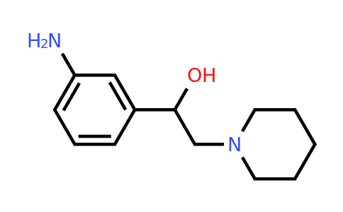 CAS 55338-07-3 | 1-(3-aminophenyl)-2-(piperidin-1-yl)ethan-1-ol