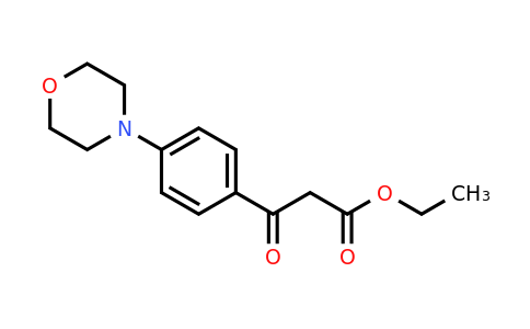 CAS 55356-46-2 | ethyl 3-(4-morpholinophenyl)-3-oxopropanoate