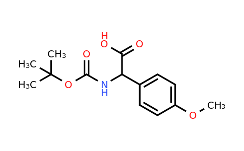 CAS 55362-76-0 | 2-{[(tert-butoxy)carbonyl]amino}-2-(4-methoxyphenyl)acetic acid