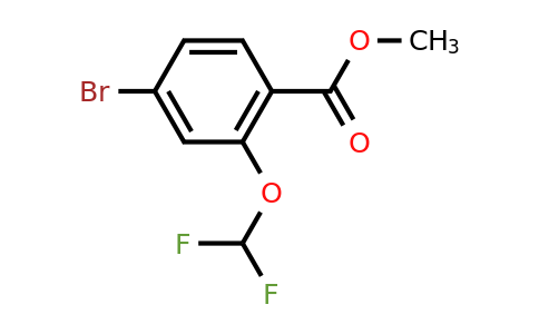 CAS 553672-24-5 | methyl 4-bromo-2-(difluoromethoxy)benzoate