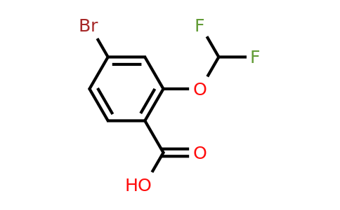 CAS 553672-25-6 | 4-bromo-2-(difluoromethoxy)benzoic acid