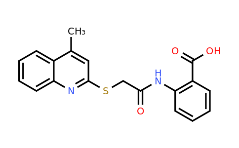 CAS 554404-30-7 | 2-{2-[(4-methylquinolin-2-yl)sulfanyl]acetamido}benzoic acid
