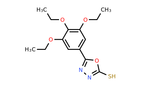 CAS 554404-31-8 | 5-(3,4,5-triethoxyphenyl)-1,3,4-oxadiazole-2-thiol