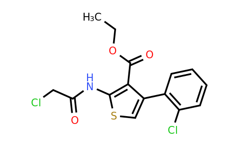CAS 554404-40-9 | ethyl 2-(2-chloroacetamido)-4-(2-chlorophenyl)thiophene-3-carboxylate