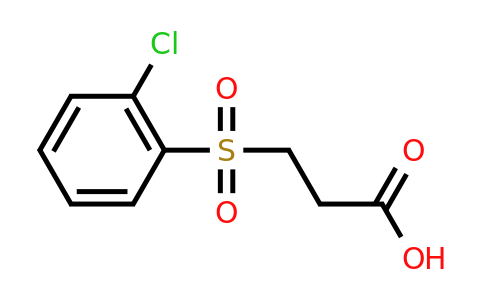 CAS 554404-42-1 | 3-(2-chlorobenzenesulfonyl)propanoic acid