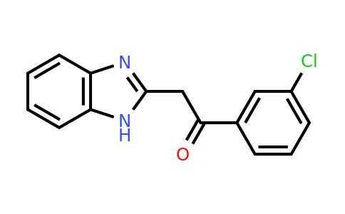 CAS 554404-48-7 | 2-(1H-1,3-benzodiazol-2-yl)-1-(3-chlorophenyl)ethan-1-one