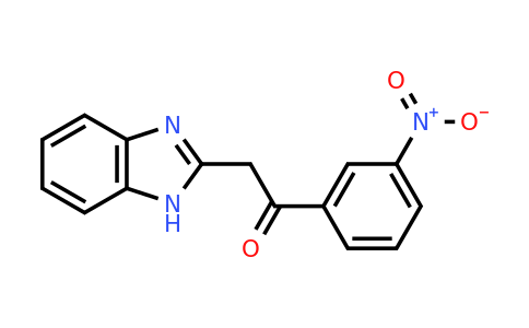 CAS 554405-15-1 | 2-(1H-1,3-benzodiazol-2-yl)-1-(3-nitrophenyl)ethan-1-one