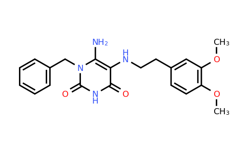 CAS 554405-18-4 | 6-Amino-1-benzyl-5-((3,4-dimethoxyphenethyl)amino)pyrimidine-2,4(1H,3H)-dione