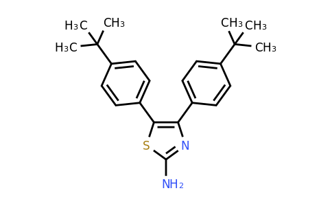 CAS 554405-20-8 | bis(4-tert-butylphenyl)-1,3-thiazol-2-amine