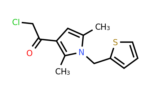 CAS 554405-85-5 | 2-chloro-1-{2,5-dimethyl-1-[(thiophen-2-yl)methyl]-1H-pyrrol-3-yl}ethan-1-one