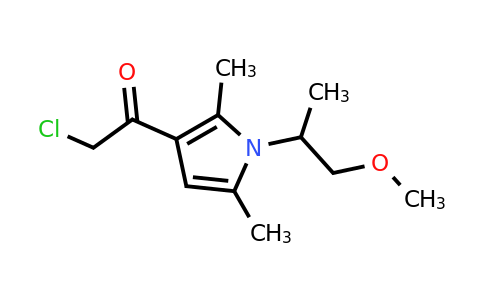 CAS 554405-86-6 | 2-Chloro-1-(1-(1-methoxypropan-2-yl)-2,5-dimethyl-1H-pyrrol-3-yl)ethanone