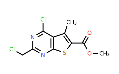 CAS 554407-27-1 | methyl 4-chloro-2-(chloromethyl)-5-methylthieno[2,3-d]pyrimidine-6-carboxylate