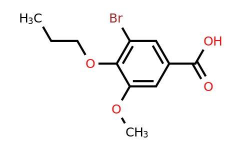 CAS 554407-81-7 | 3-bromo-5-methoxy-4-propoxybenzoic acid