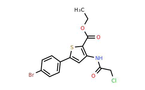 CAS 554423-32-4 | ethyl 5-(4-bromophenyl)-3-(2-chloroacetamido)thiophene-2-carboxylate