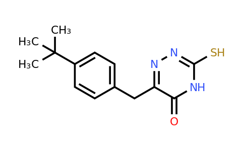 CAS 554423-58-4 | 6-[(4-tert-butylphenyl)methyl]-3-sulfanyl-4,5-dihydro-1,2,4-triazin-5-one