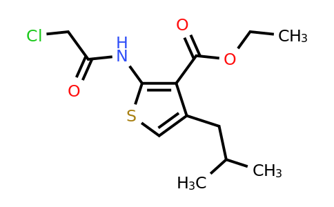 CAS 554423-83-5 | ethyl 2-(2-chloroacetamido)-4-(2-methylpropyl)thiophene-3-carboxylate