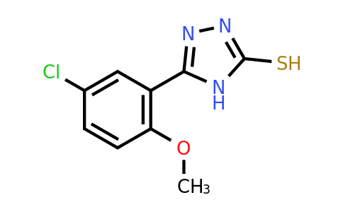 CAS 554423-96-0 | 5-(5-chloro-2-methoxyphenyl)-4H-1,2,4-triazole-3-thiol