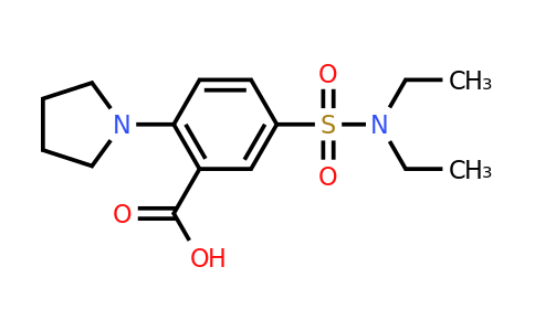 CAS 554425-46-6 | 5-(diethylsulfamoyl)-2-(pyrrolidin-1-yl)benzoic acid