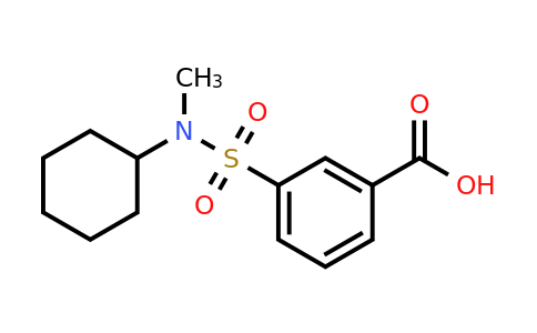 CAS 554426-45-8 | 3-[cyclohexyl(methyl)sulfamoyl]benzoic acid