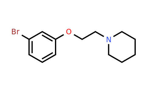 CAS 554430-68-1 | 1-(2-(3-Bromophenoxy)ethyl)piperidine