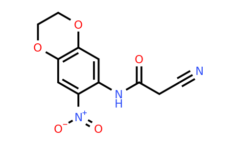 CAS 554436-87-2 | 2-cyano-N-(7-nitro-2,3-dihydro-1,4-benzodioxin-6-yl)acetamide