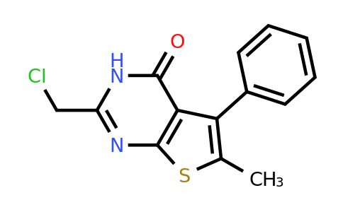 CAS 554436-89-4 | 2-(chloromethyl)-6-methyl-5-phenyl-3H,4H-thieno[2,3-d]pyrimidin-4-one