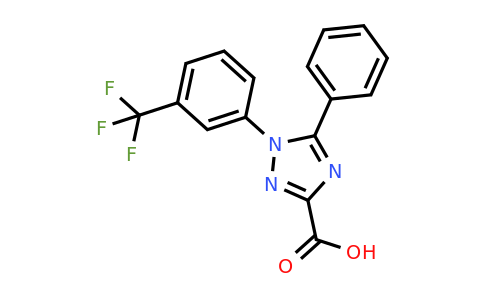 CAS 554436-93-0 | 5-phenyl-1-[3-(trifluoromethyl)phenyl]-1H-1,2,4-triazole-3-carboxylic acid