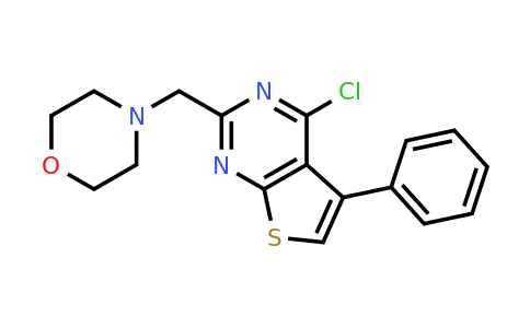 CAS 554436-99-6 | 4-({4-chloro-5-phenylthieno[2,3-d]pyrimidin-2-yl}methyl)morpholine