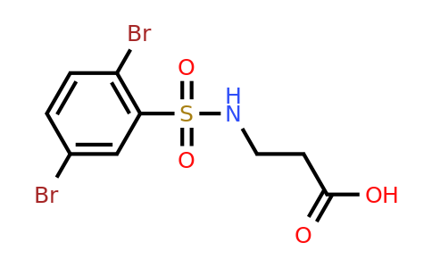 CAS 554438-88-9 | 3-(2,5-dibromobenzenesulfonamido)propanoic acid