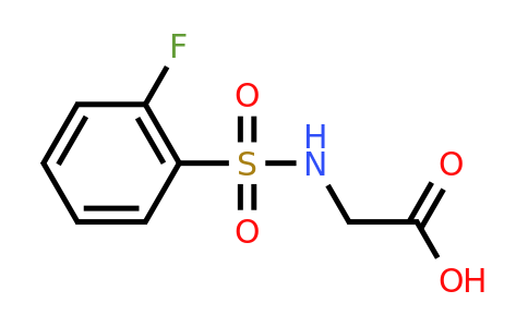 CAS 554438-95-8 | 2-(2-Fluorophenylsulfonamido)acetic acid