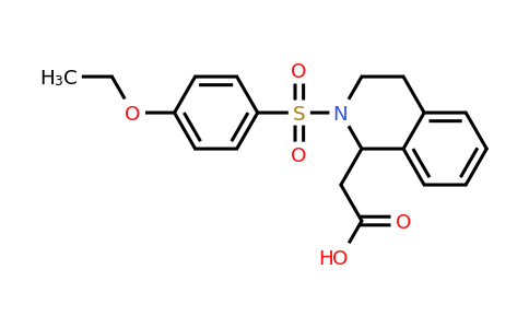 CAS 554439-43-9 | 2-[2-(4-ethoxybenzenesulfonyl)-1,2,3,4-tetrahydroisoquinolin-1-yl]acetic acid