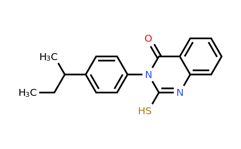 CAS 554442-51-2 | 3-[4-(butan-2-yl)phenyl]-2-sulfanyl-3,4-dihydroquinazolin-4-one