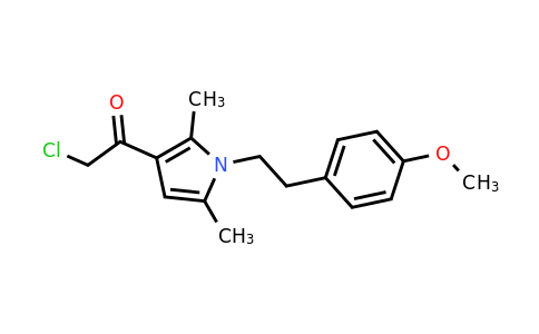 CAS 554442-53-4 | 2-chloro-1-{1-[2-(4-methoxyphenyl)ethyl]-2,5-dimethyl-1H-pyrrol-3-yl}ethan-1-one