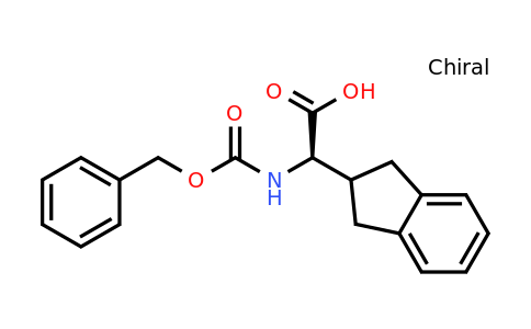 CAS 554448-74-7 | 1H-Indene-2-acetic acid, 2,3-dihydro-a-[[(phenylmethoxy)carbonyl]amino]-, (aR)-
