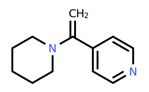 CAS 55482-78-5 | 4-(1-(Piperidin-1-yl)vinyl)pyridine
