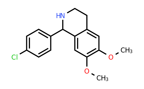 CAS 55507-15-8 | 1-(4-chlorophenyl)-6,7-dimethoxy-1,2,3,4-tetrahydroisoquinoline