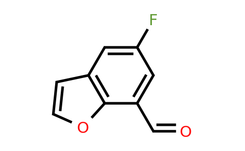 CAS 555155-08-3 | 5-fluoro-1-benzofuran-7-carbaldehyde