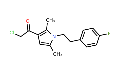 CAS 556006-92-9 | 2-chloro-1-{1-[2-(4-fluorophenyl)ethyl]-2,5-dimethyl-1H-pyrrol-3-yl}ethan-1-one
