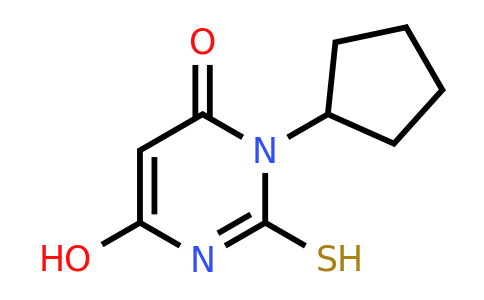 CAS 556006-93-0 | 3-cyclopentyl-6-hydroxy-2-sulfanyl-3,4-dihydropyrimidin-4-one