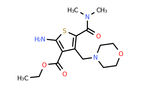 CAS 556016-13-8 | ethyl 2-amino-5-(dimethylcarbamoyl)-4-[(morpholin-4-yl)methyl]thiophene-3-carboxylate
