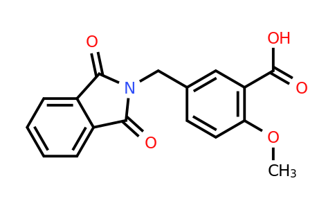 CAS 556016-14-9 | 5-[(1,3-dioxo-2,3-dihydro-1H-isoindol-2-yl)methyl]-2-methoxybenzoic acid
