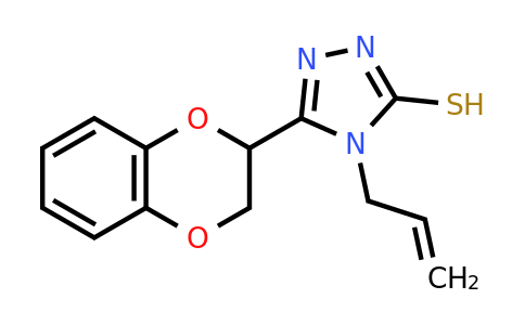 CAS 556018-63-4 | 5-(2,3-dihydro-1,4-benzodioxin-2-yl)-4-(prop-2-en-1-yl)-4H-1,2,4-triazole-3-thiol
